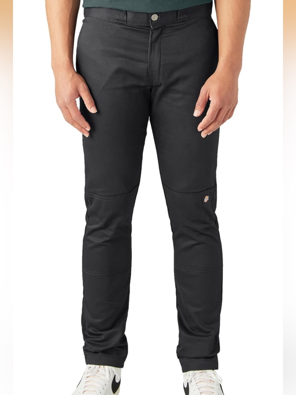 Dickies Men's Skinny Straight Double Knee Work Pants